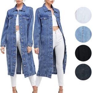 Long Oversized Jean Jacket